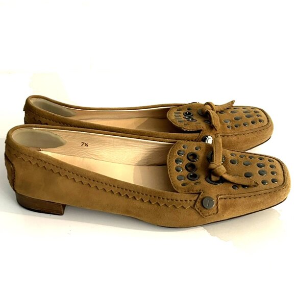 Tod's Studded Loafers Size 7.5 - Gently Used, Excellent Condition - Picture 3 of 6